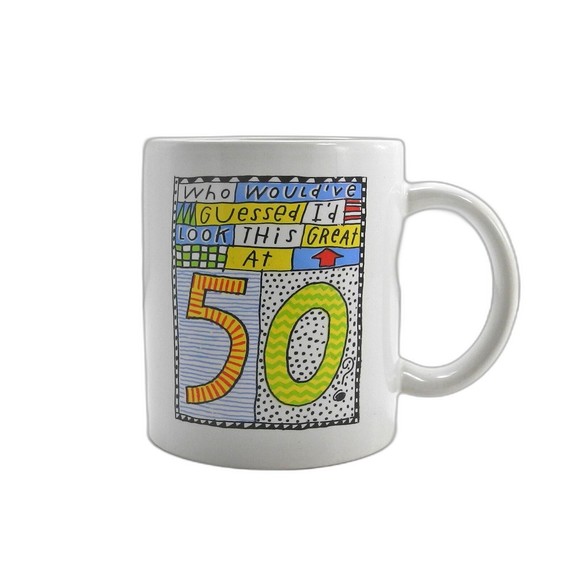 Who Would've Guessed I'd Look This Great at 50 Mug - Shoebox Hallmark Coffee Cup - Picture 2 of 6